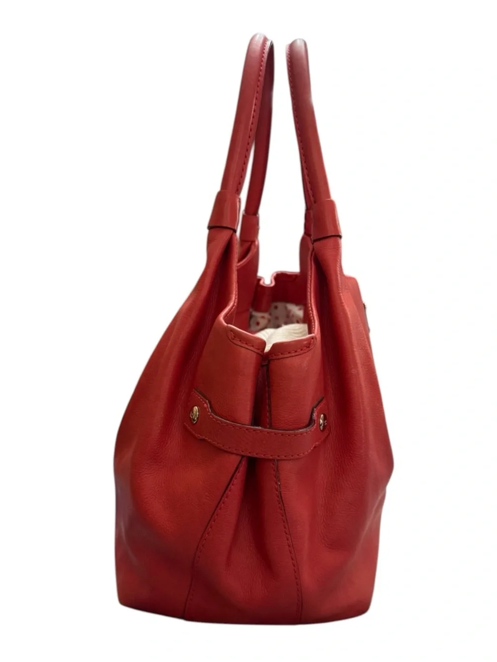 kate spade New York Berkshire Road Stevie Red Leather Satchel/Shoulder Bag
